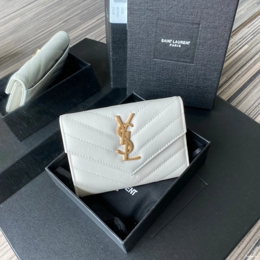 YSL SMALL IN MONOGRAM WALLET ENVELOPE 0714
